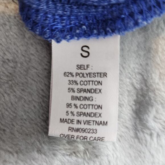 NEW Pacsun Est PAC 1980 Samantha Cropped Waffle Knit T-Shirt Size S Blue Stretch - Picture 6 of 10